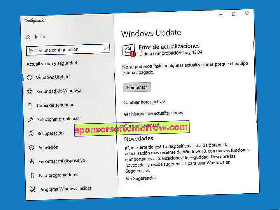 Windows 10 Update Fehler 1903