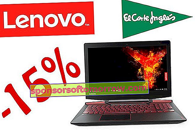 Komputer Lenovo dengan diskon 15% di El Corte Inglés