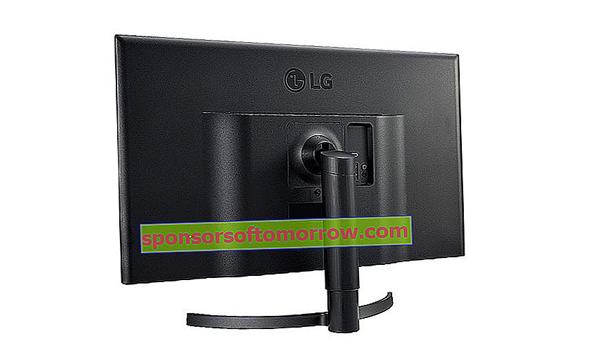 official LG 32UK550-B rear 4K monitor