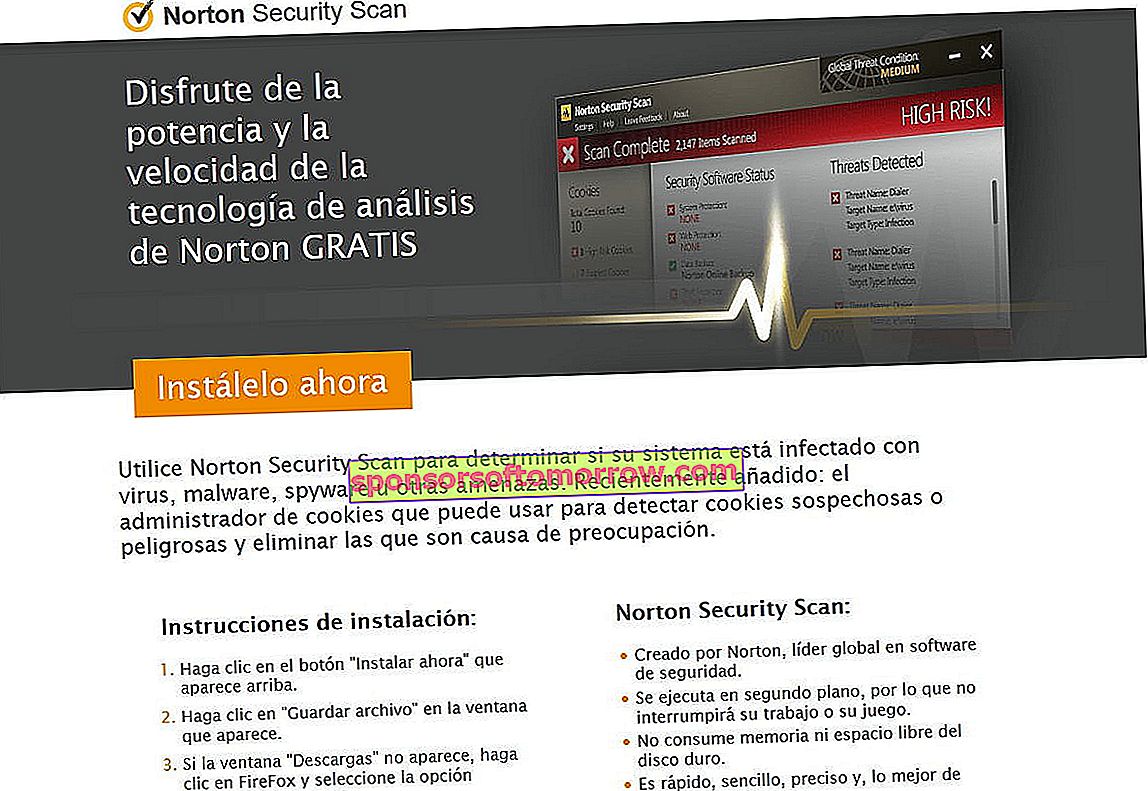 Analyse de sécurité Norton