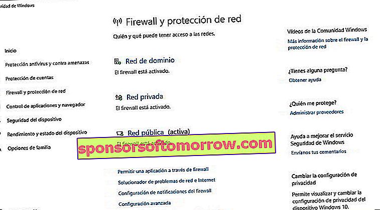firewall windows defender