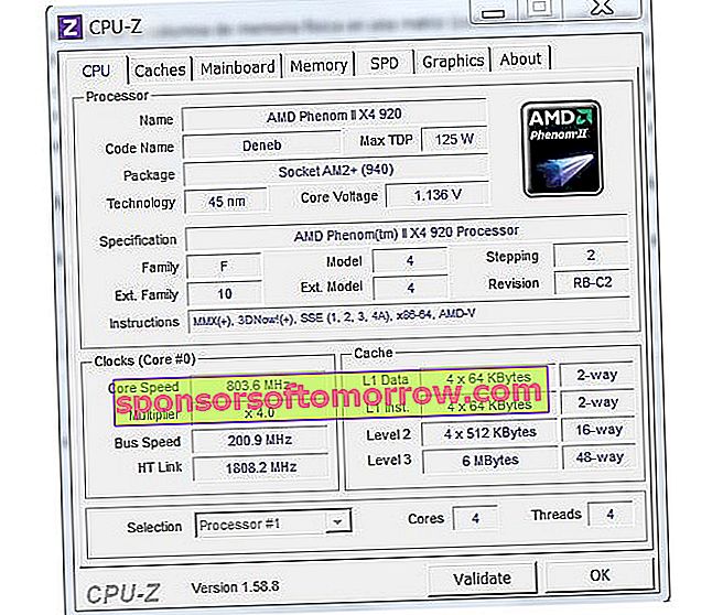 CPU-Z, Programm zum Anzeigen der Eigenschaften des Computers 1