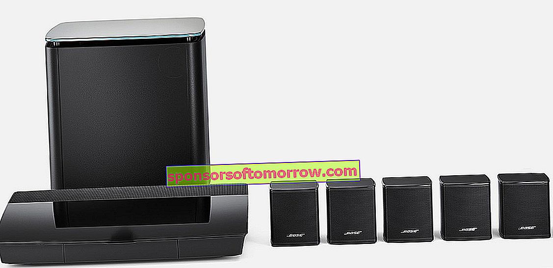 Bose Lifestyle 550 home theater system speakers
