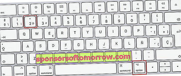 Mac-Tastatur bei