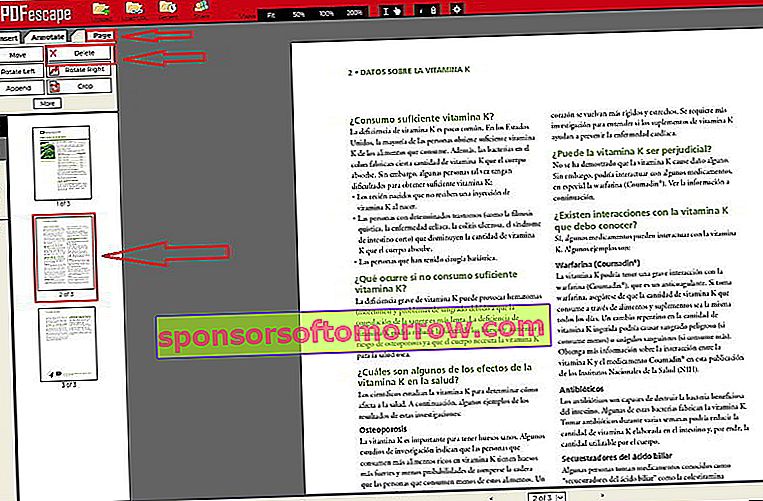 supprimer une page d'un PDF sans installer de programmes 5