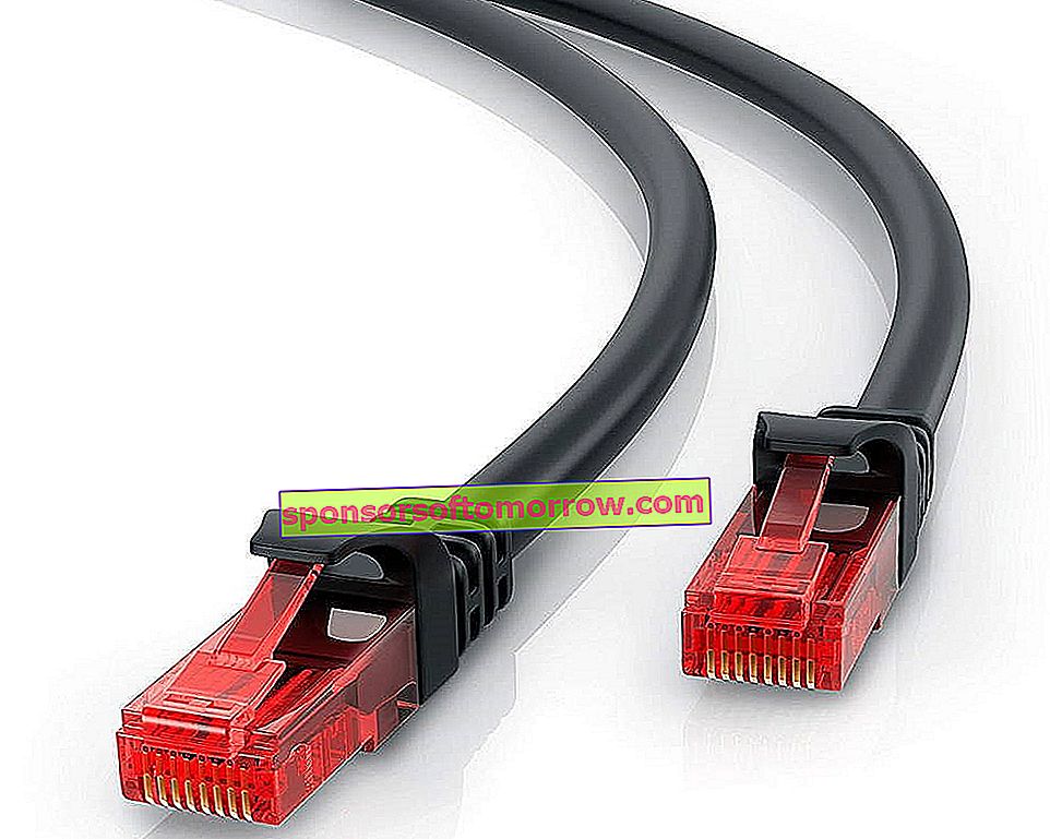 Verwenden Sie ein Ethernet-Kabel