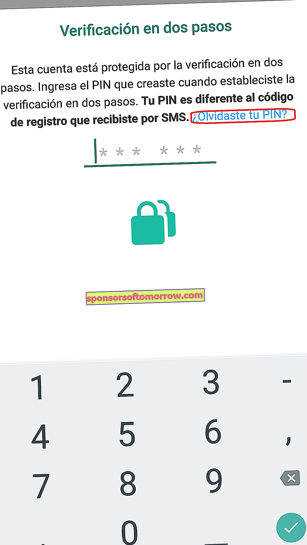 Cara mengakses WhatsApp jika Anda lupa kata sandi PIN 2 Anda
