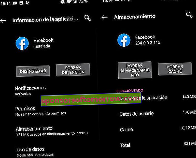 言語を変更するFacebookメッセンジャースペイン語英語0