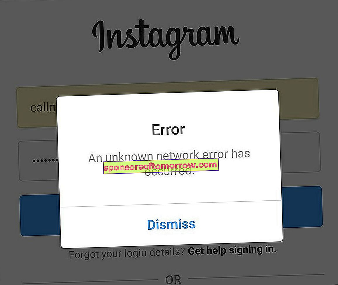 Instagram-Fehler