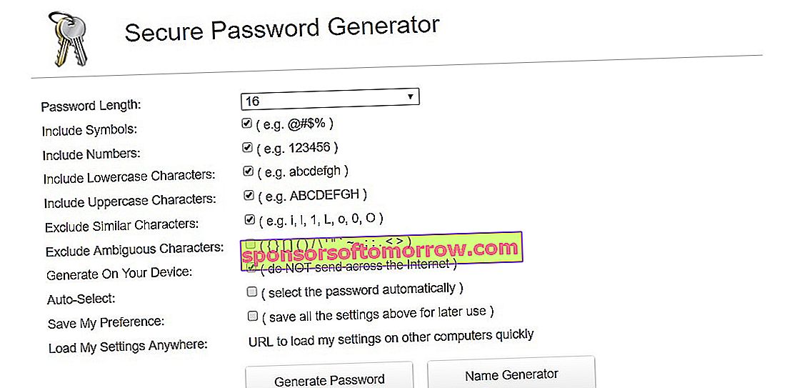 Générateur de mot de passe sécurisé