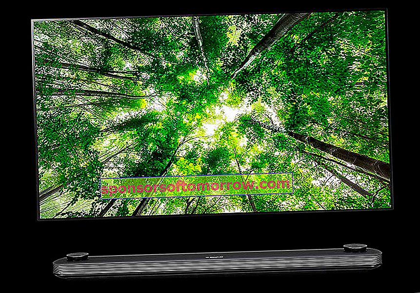 LG OLED W8, TV yang menempel di dinding diperbarui pada tahun 2018