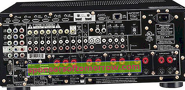 Pioneer SC-55 Elite, amplifier A / V dengan banyak tenaga 2