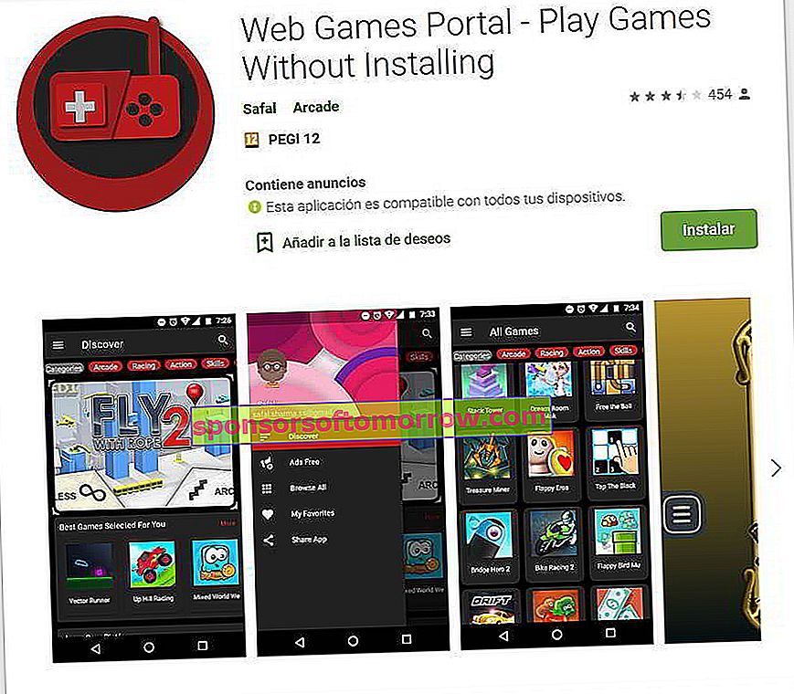 Portal Game Web